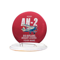 Thumbnail for Antonov An-2 - Cartoon + Name - Pin - Red