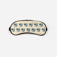 Thumbnail for Antonov An-2 - Cartoon Pattern - Sleep Mask - Beige