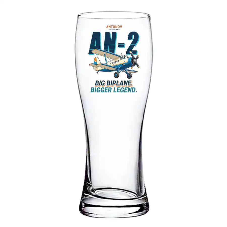Antonov An-2 - Cartoon - Pilsner Beer Glass
