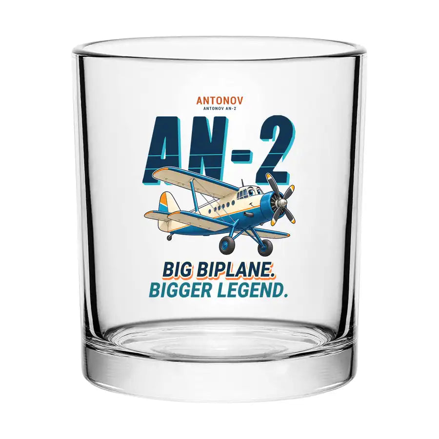 Antonov An-2 - Cartoon - Special Whiskey Glass