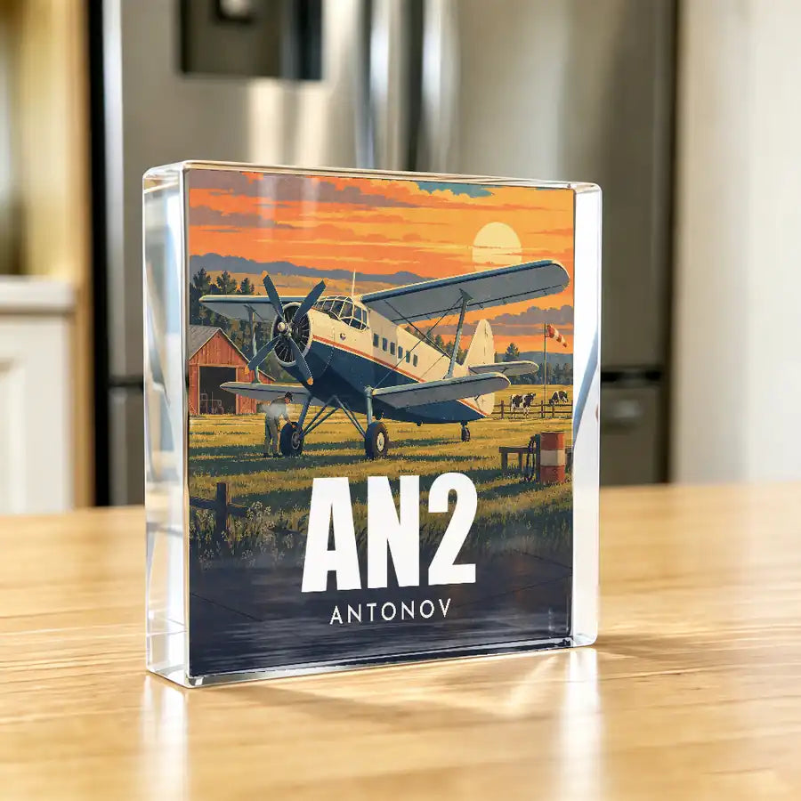 Antonov An-2 - Crystal Ornament - 3D - Kitchen