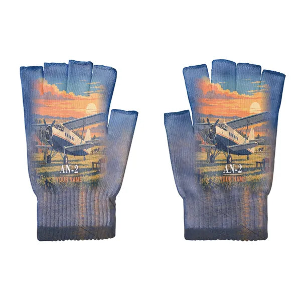 Antonov An-2 - Gloves - Cut - 3D + Name - Full Print