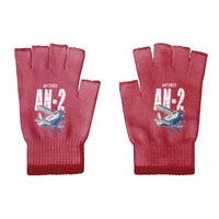 Thumbnail for Antonov An-2 - Gloves - Cut - Cartoon - Red