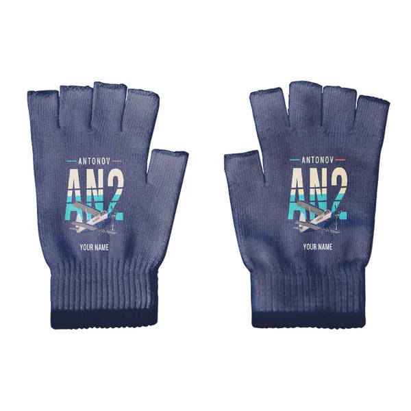 Antonov An-2 - Gloves - Cut - Original + Name - Navy Blue