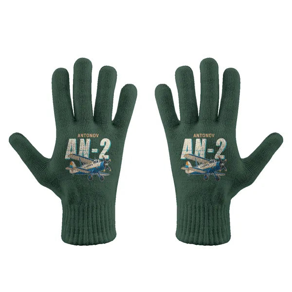 Antonov An-2 - Gloves - Full - Cartoon - Dark Green