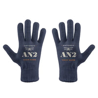 Thumbnail for Antonov An-2 - Gloves - Full - Heritage + Name - Navy Blue