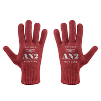 Thumbnail for Antonov An-2 - Gloves - Full - Heritage + Name - Red