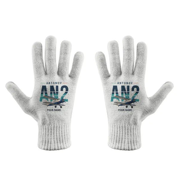 Antonov An-2 - Gloves - Full - Original + Name - White
