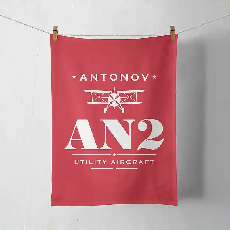 Antonov An-2 - Heritage - Towel - Red