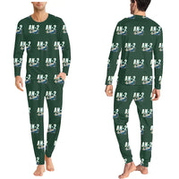 Thumbnail for Antonov An-2 - Men Pajamas - Cartoon Pattern - Dark Green