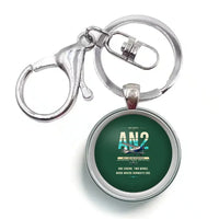 Thumbnail for Antonov An-2 - Original - Circle Key Chain - Dark Green