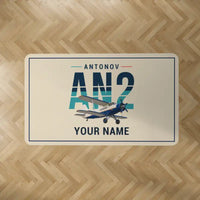 Thumbnail for Antonov An-2 - Original + Name - Rectangle Carpet - Beige