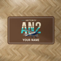Thumbnail for Antonov An-2 - Original + Name - Rectangle Carpet - Brown