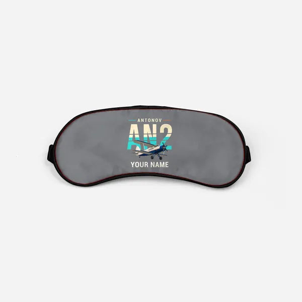 Antonov An-2 - Original + Name - Sleep Mask - Gray