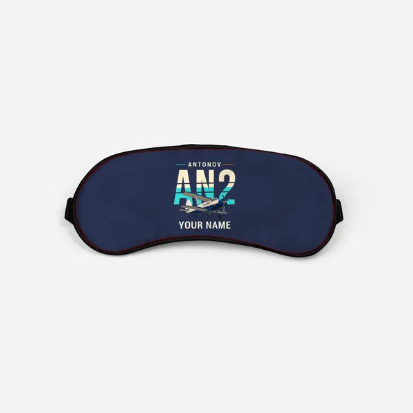 Antonov An-2 - Original + Name - Sleep Mask - Navy Blue