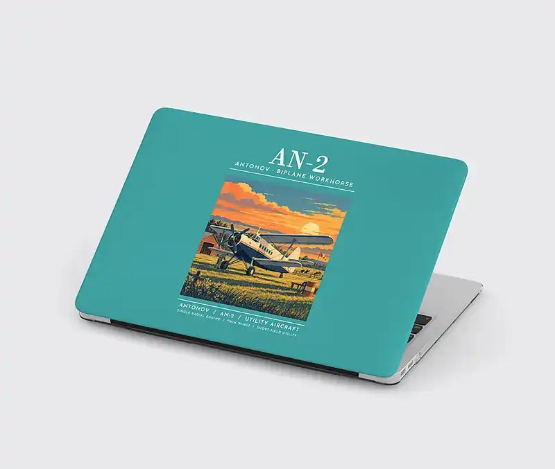 Antonov An-2 - Poster - MacBook Case - Turquoise
