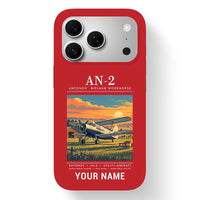 Thumbnail for Antonov An-2 - Poster + Name - MagSafe iPhone 17 Pro - Red
