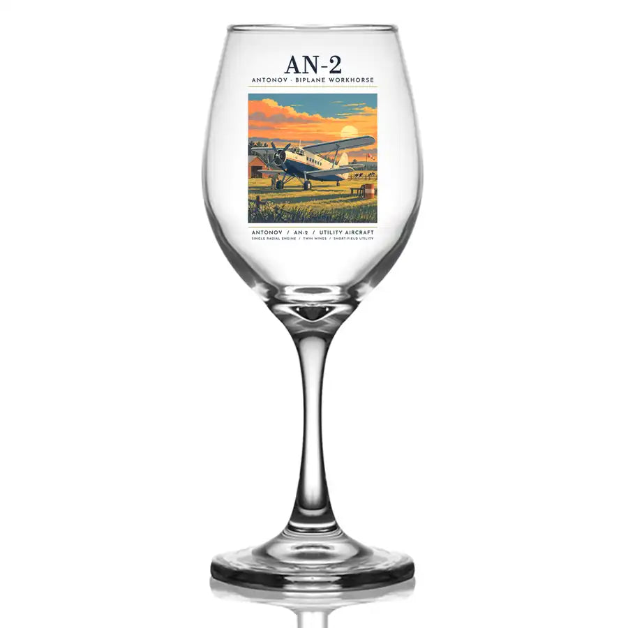 Antonov An-2 - Poster - Wine Glass