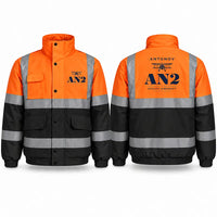 Thumbnail for Antonov An-2 Reflective Winter Jackets - Heritage - Orange & Navy
