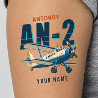 Thumbnail for Antonov An-2 - Tattoo - Cartoon + Name