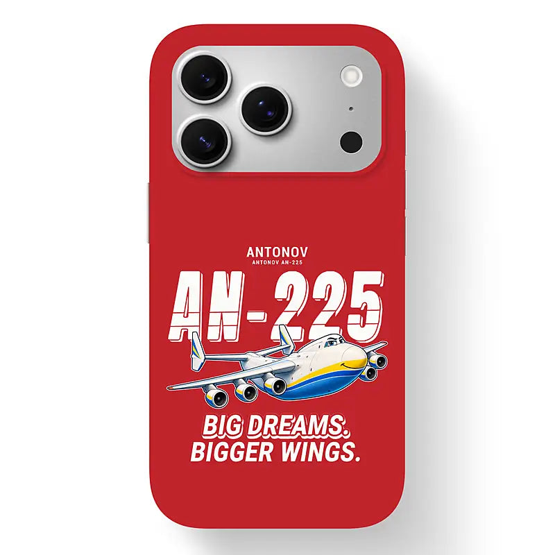 Antonov An-225 Mriya - Cartoon - MagSafe iPhone 17 Pro - Red