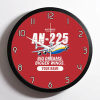 Thumbnail for Antonov An-225 Mriya - Cartoon + Name - Framed - Red