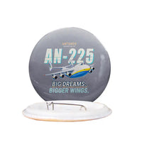 Thumbnail for Antonov An-225 Mriya - Cartoon - Pin - Gray