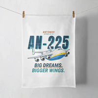 Thumbnail for Antonov An-225 Mriya - Cartoon - Towel - White