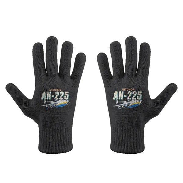 Antonov An-225 Mriya - Gloves - Full - Cartoon - Black