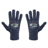 Thumbnail for Antonov An-225 Mriya - Gloves - Full - Cartoon + Name - Navy Blue