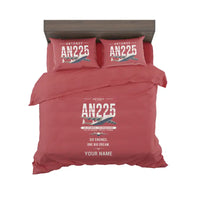 Thumbnail for Antonov An-225 Mriya - Original + Name - Bedding Set - Red