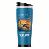 Thumbnail for Antonov An-225 Mriya - Poster + Name - Stainless Steel (No Holder) - Light Blue