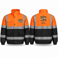 Thumbnail for Antonov An-225 Mriya Reflective Winter Jackets - Original - Orange & Navy