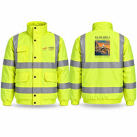 Thumbnail for Antonov An-225 Mriya Reflective Winter Jackets - Poster - Fluorescent Yellow