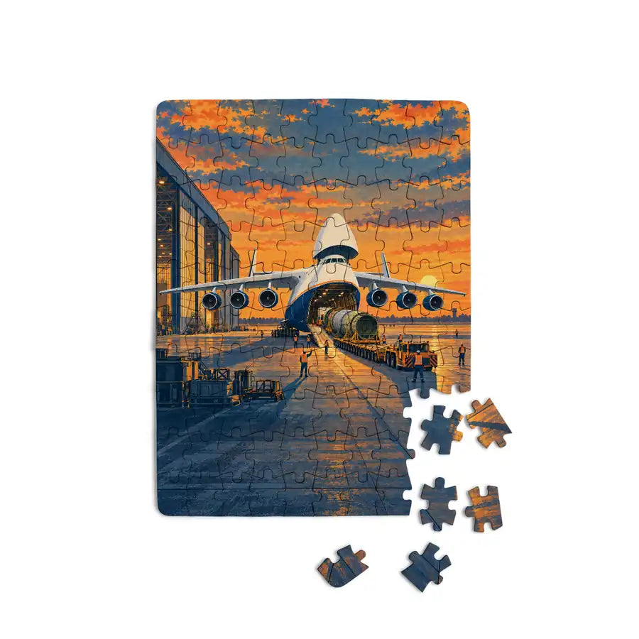 Antonov An-225 Mriya - Vertical - Canvas Puzzle