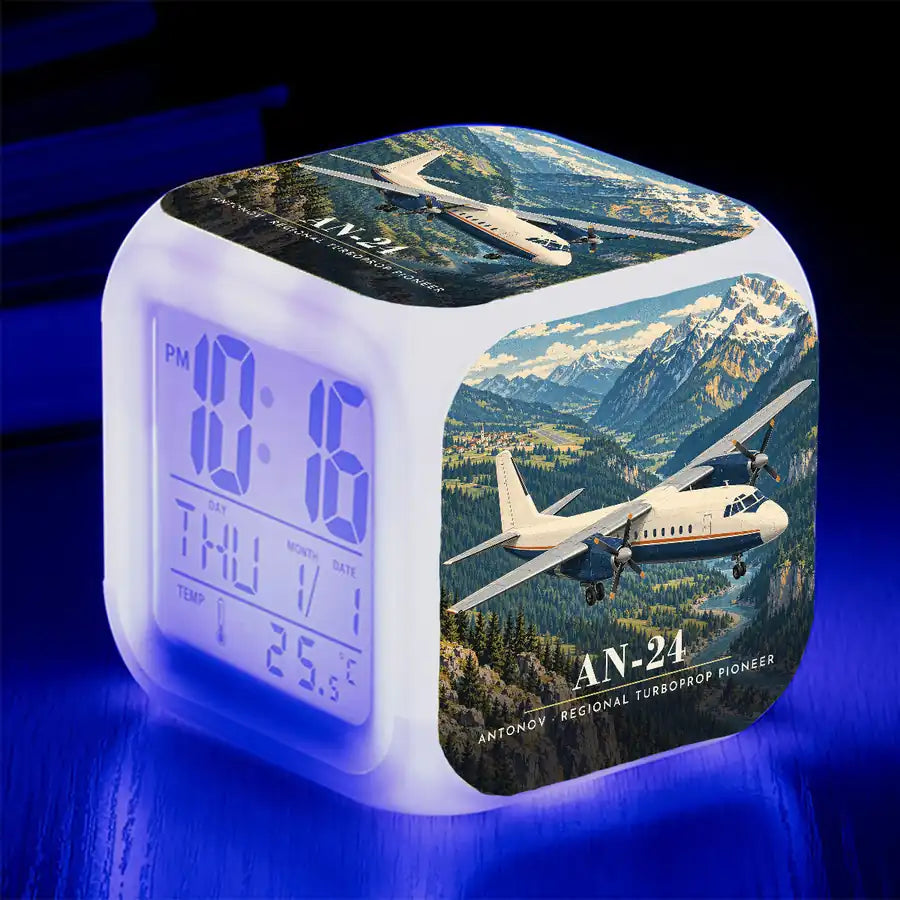 Antonov An-24 - 3D - Alarm Clock
