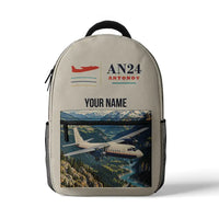 Thumbnail for Antonov An-24 - 3D Backpack - Beige + Name