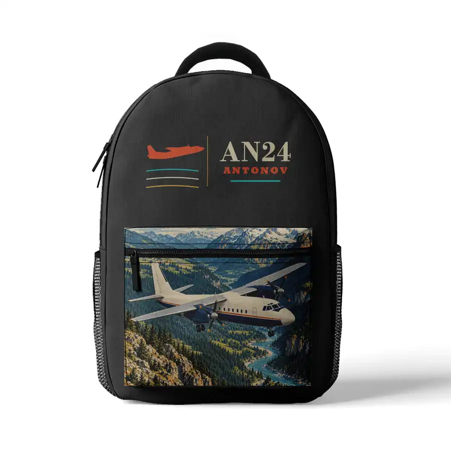 Antonov An-24 - 3D Backpack - Gray