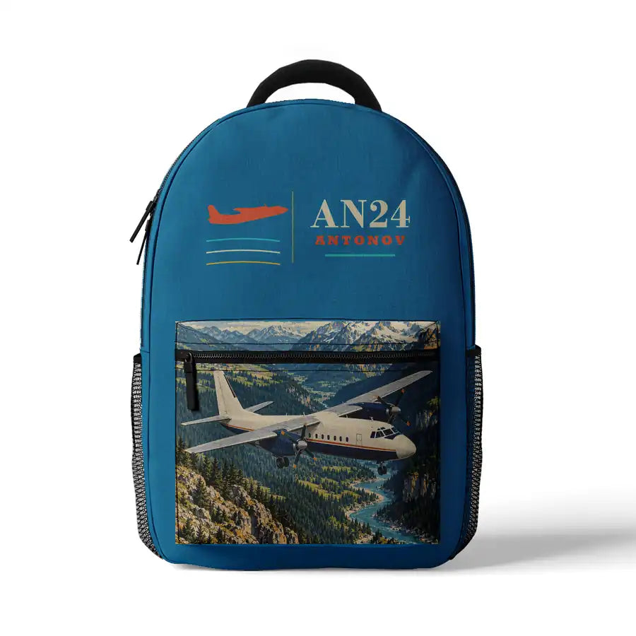 Antonov An-24 - 3D Backpack - Light Blue