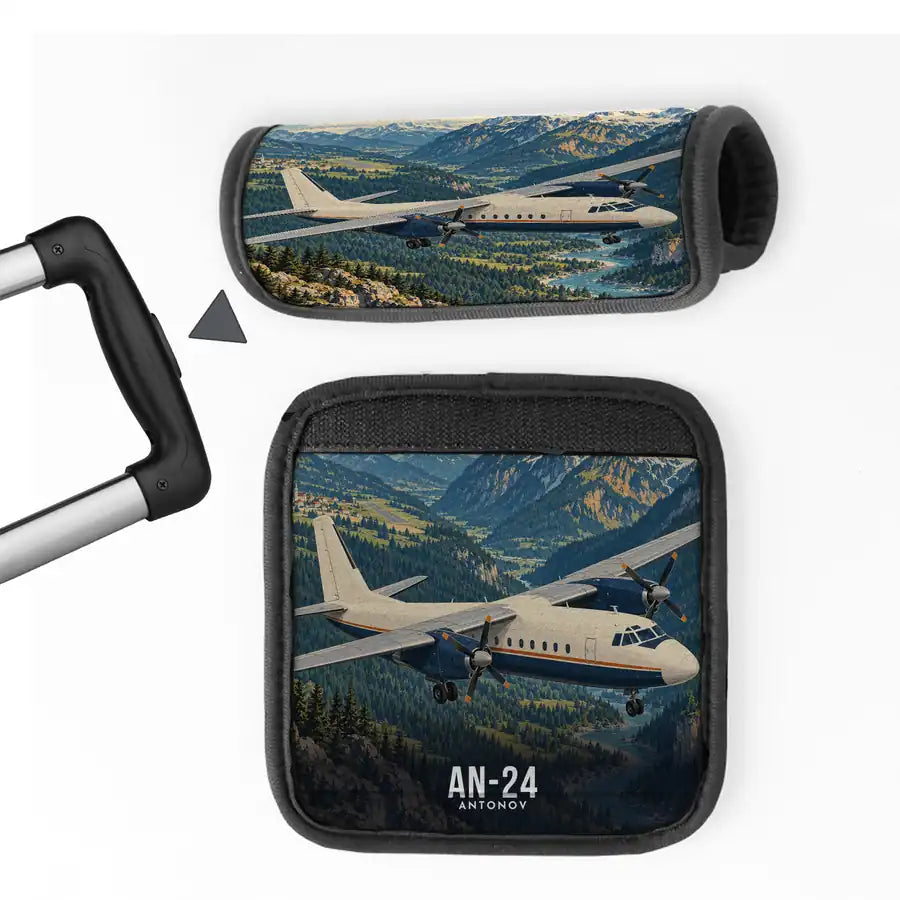 Antonov An-24 - 3D - Luggage Handle Cover - Full Print