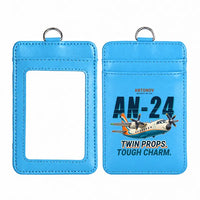 Thumbnail for Antonov An-24 - Cartoon - ID Card Holder - Blue