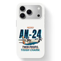 Thumbnail for Antonov An-24 - Cartoon - MagSafe iPhone 17 Pro - White