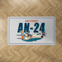 Thumbnail for Antonov An-24 - Cartoon - Rectangle Carpet - Light Gray