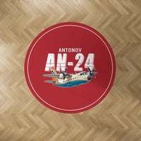 Thumbnail for Antonov An-24 - Cartoon - Round Carpet - Red