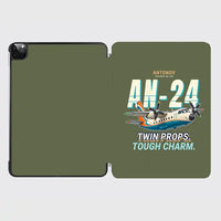 Thumbnail for Antonov An-24 - Cartoon - iPad Case - Green Army