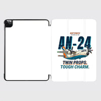 Thumbnail for Antonov An-24 - Cartoon - iPad Case - White