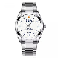 Thumbnail for Antonov An-24 - Classic - White - Stainless Steel Band - For Men