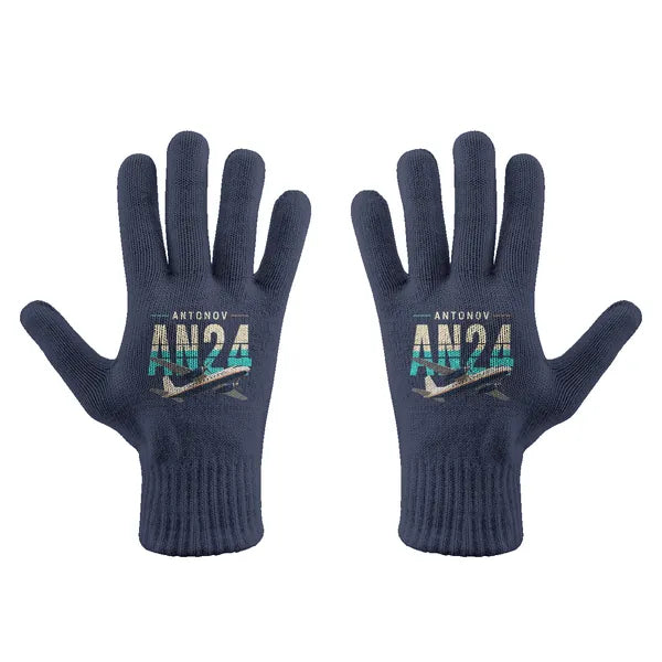 Antonov An-24 - Gloves - Full - Original - Navy Blue