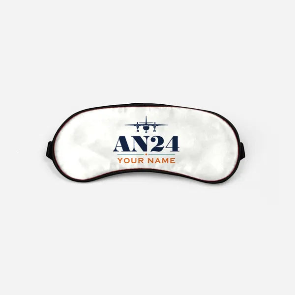 Antonov An-24 - Heritage + Name - Sleep Mask - White