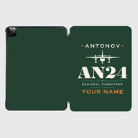 Thumbnail for Antonov An-24 - Heritage + Name - iPad Case - Dark Green